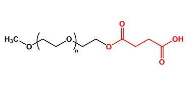 甲氧基聚乙二醇丁二酸 mPEG-SA(图1)