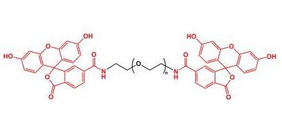 二荧光素聚乙二醇 Fluoresein-PEG-Fluoresein(图1)