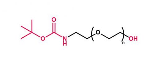 叔丁氧羰基聚乙二醇羟基 Boc-NH-PEG-OH(图1)