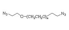 Azide-PEG-N3，MW：2000，叠氮-聚乙二醇-叠氮(图1)