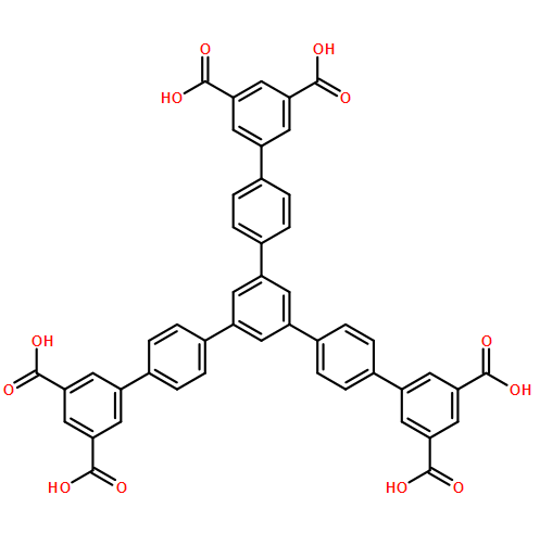 1,3,5-三(3,5’-二羧基[1,1’-联苯]-4-基)苯(图1)