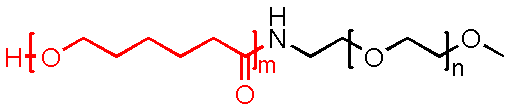 MPEG-Poly(ε-caprolactone)，MPEG-PCL(图1)